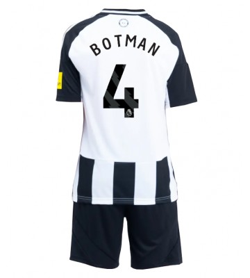 Newcastle United Sven Botman #4 Hemmatröja Barn 2024-25 Kortärmad (+ Korta byxor)